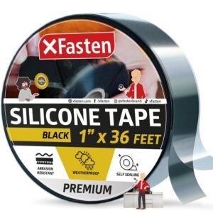 Silicone Tape Black 1" X 36-Foot